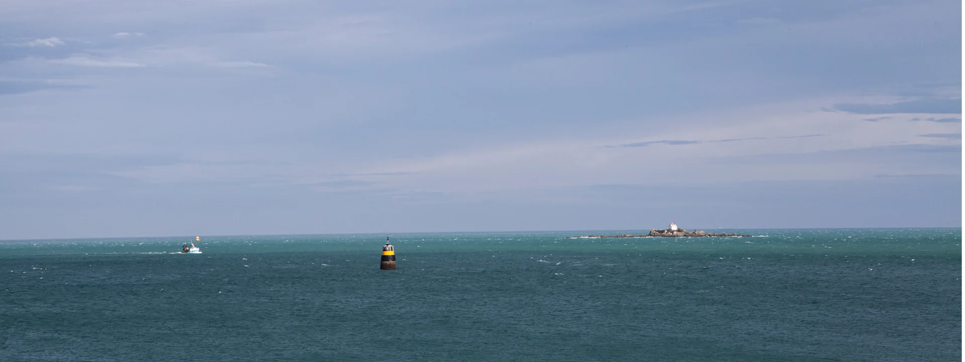 Baie de Saint-Brieuc par temps venté